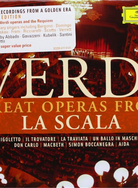 T155 Verdi 威尔第 斯卡拉歌剧院DG精选FLAC分轨古典音源合集21CD