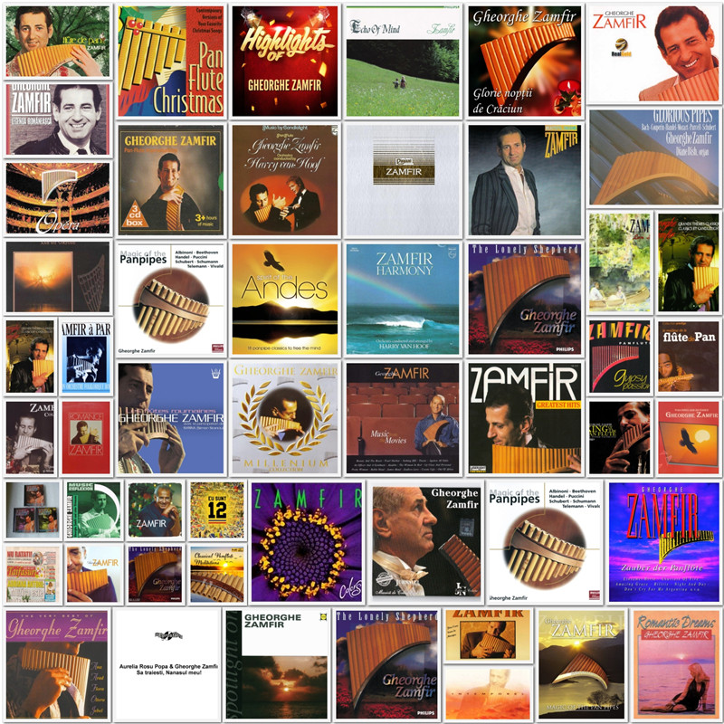格奥尔基&middot;赞菲尔Gheorghe Zamfir排箫录音集FLAC新世纪音乐64张