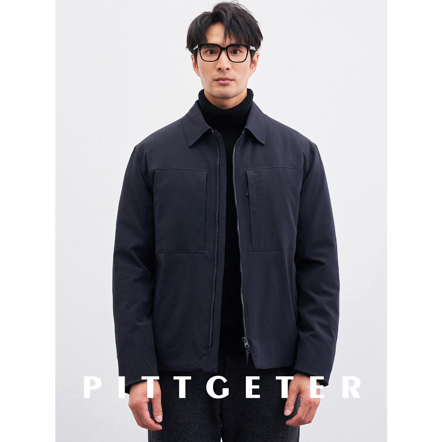 轻奢鸟户外白鹅绒冲锋羽绒服男