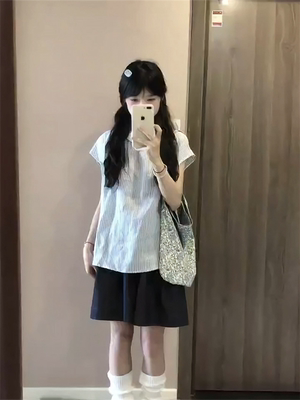 休闲运动服套装女夏季宽松两件套