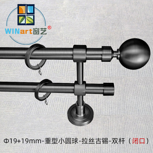 WINart窗艺美式哑光古锡圆球平头