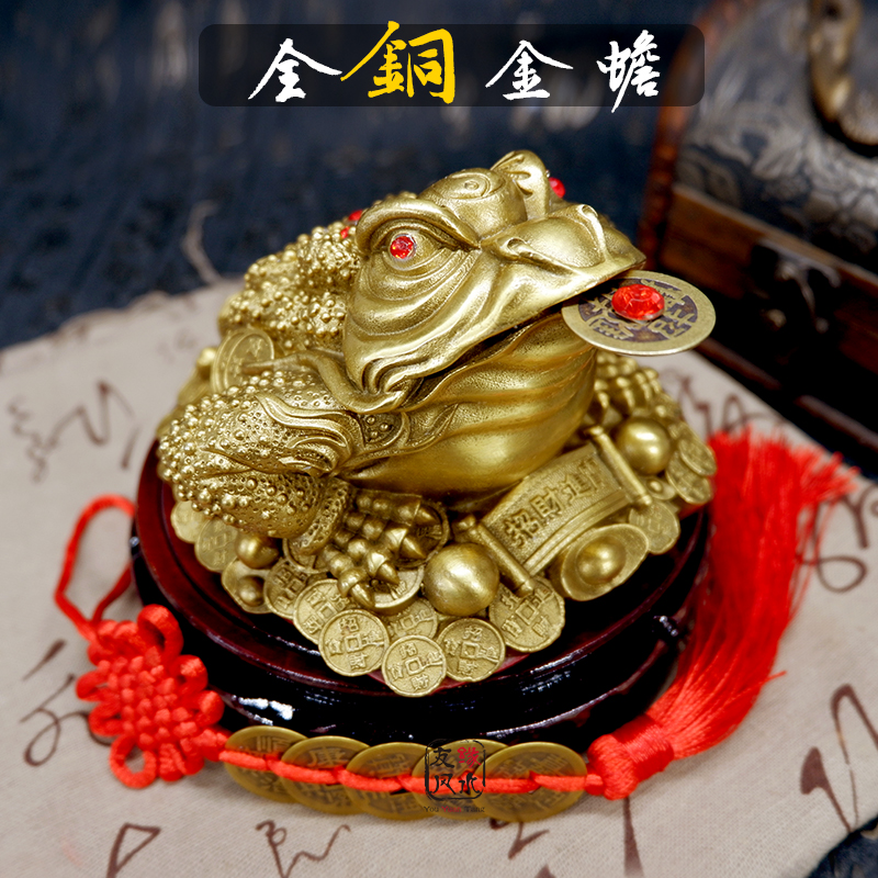 纯铜招财摆件店铺收银台开业礼品