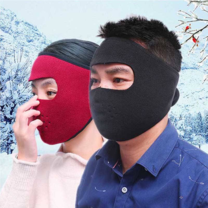 口罩冬季保暖女防寒防尘透气黑色骑行男士时尚个性面罩可清洗加厚