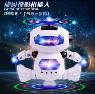 电动玩具炫舞机器人电动发光音乐跳舞智能机器人模型儿童礼品