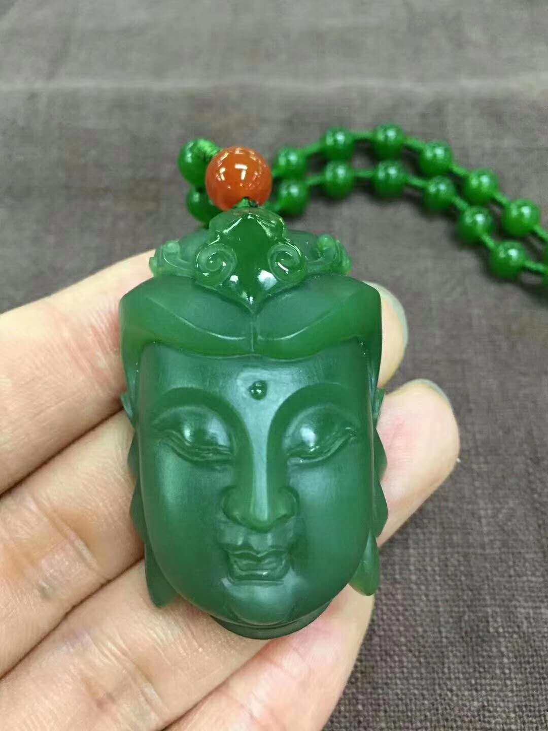 Xinjiang Nephrite  Jasper Spinach Seiko carving Goddess of Mercy Female models Pendant New productsin the Jewelry/Diamond/Jade/Gold , And nephrite , Other  category - from Buy2taobao.com to provide professional Taobao agent buy service
