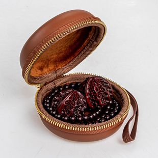 文玩核桃收纳包硬壳防尘高档文玩核桃收纳盒手串盒核桃储存盒防水