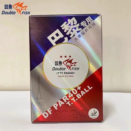 双鱼巴黎专用大赛级乒乓球国际比赛三星级新材料高分子有缝球正品