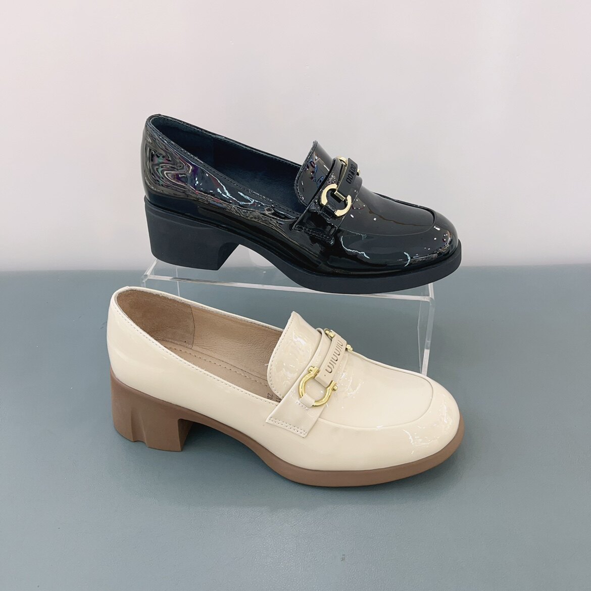 轩美诗女鞋专柜正品23春夏季新款玛丽珍女鞋瓢鞋女学院风女鞋