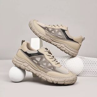 名人烟斗男鞋春季新款男板鞋时尚小众男鞋厚底休闲男鞋男圆头布鞋