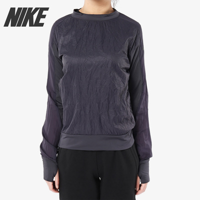 Nike/耐克正品 春季新款女装PULLOVER跑步卫衣套头衫929129
