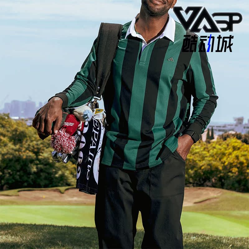 Adidas/阿迪达斯男士长袖POLO衫