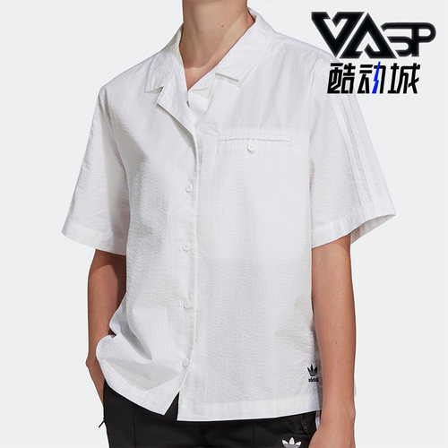 阿迪达斯正品女子运动短袖