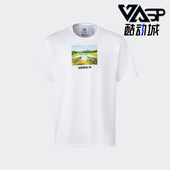 阿迪达斯正品 三叶草男士 圆领时尚 Adidas 印花短袖 T恤JF2858