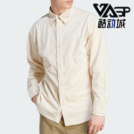Adidas/阿迪达斯正品三叶草男子时尚运动长袖衬衫外套IM4444