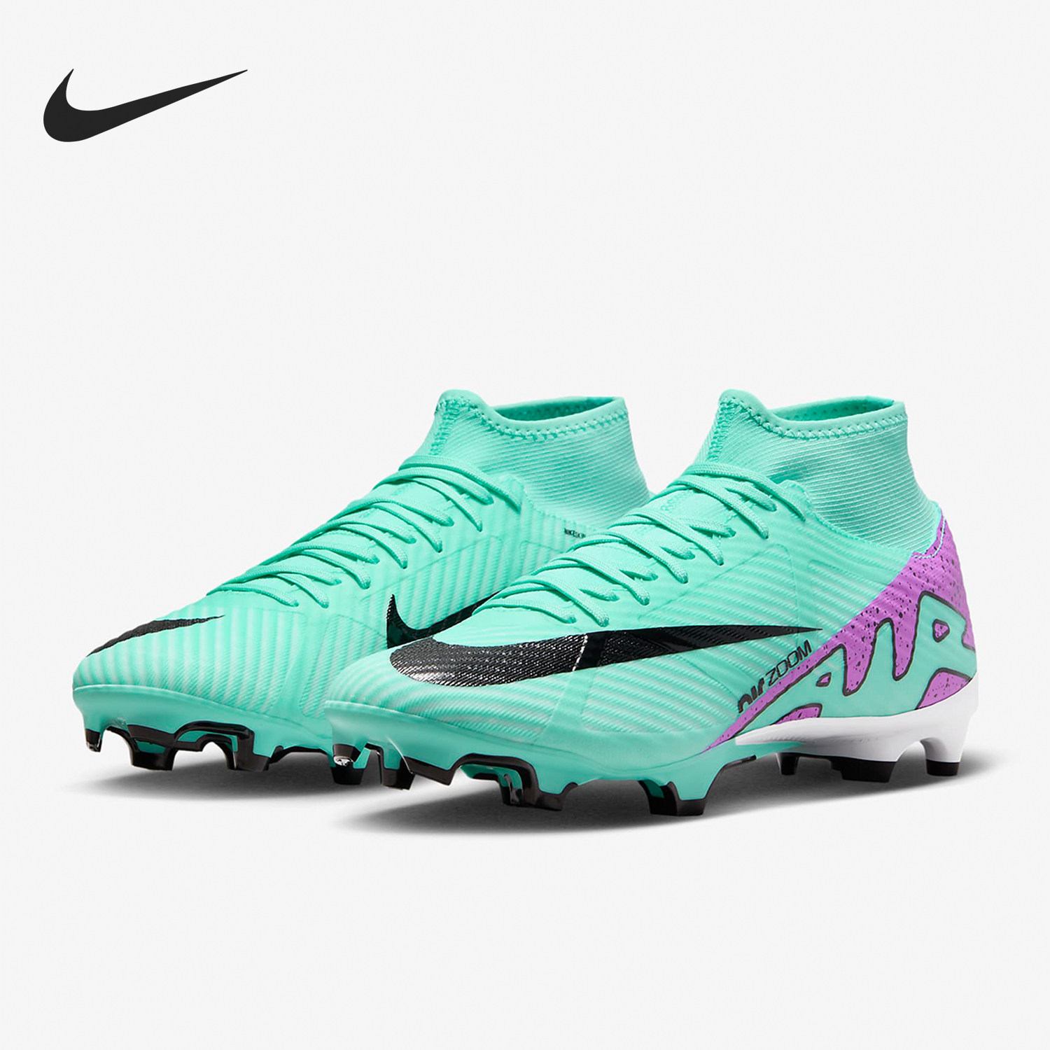 Nike/耐克正品刺客15中端FG/MG高帮男子ZOOM运动足球鞋DJ5625-300