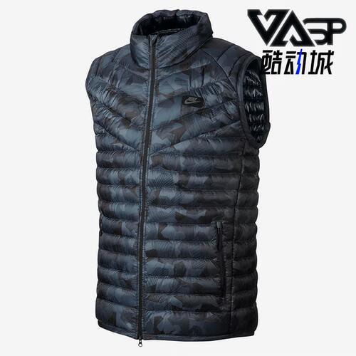 Nike/耐克正品运动休闲保暖男子无袖羽绒背心马甲823682-021