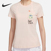 耐克正品 透气薄款 年新款 Nike 女子夏季 短袖 运动T恤DD1463 805