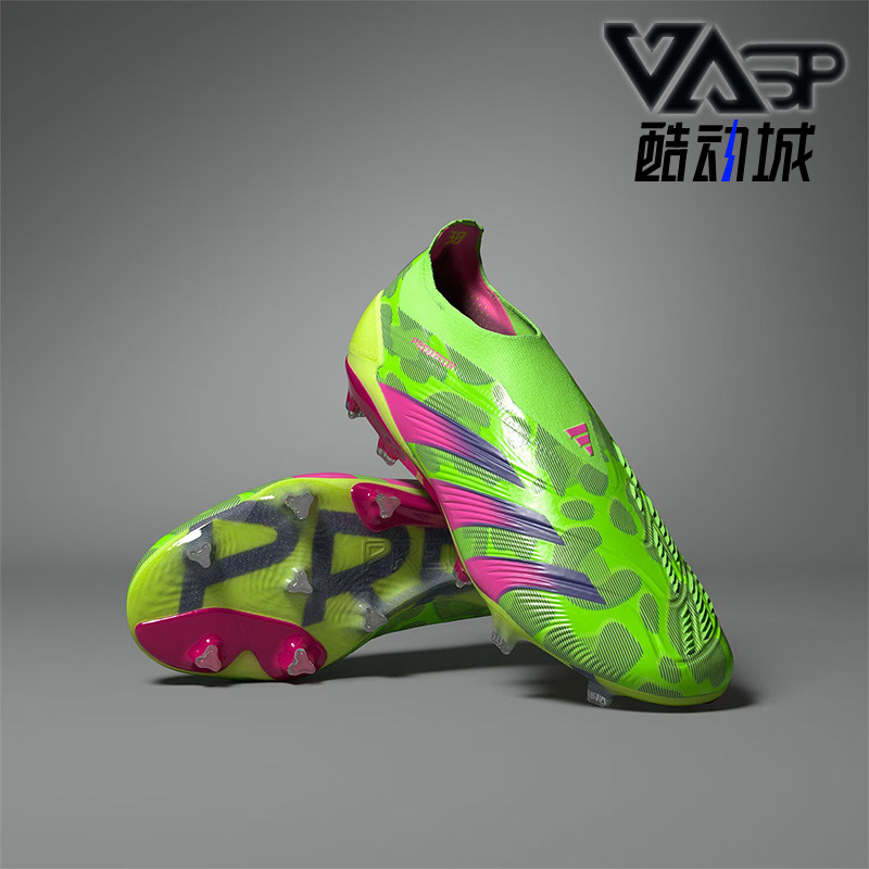 Adidas/阿迪达斯正品新款男士FG高端无鞋带足球鞋IF9407