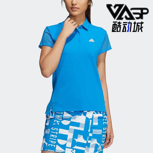 阿迪达斯女士高尔夫运动POLO衫