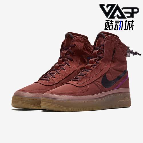 Nike/耐克正品Air Force 1女子运动耐磨高帮板鞋BQ6096-200