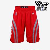 A46768 运动男子篮球实战训练火箭队短裤 Adidas 阿迪达斯正品
