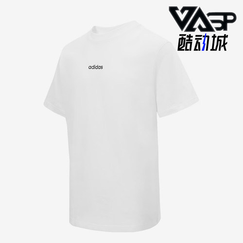 阿迪达斯男士针织运动短袖T恤