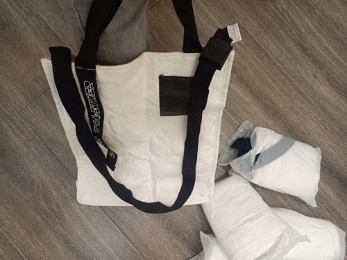 订单库存白菜价 软软的皱皱的杜邦纸+帆布 单肩手提斜肩背布袋