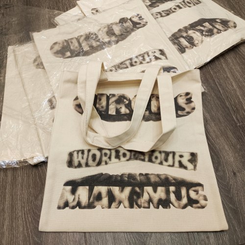 订单库存 特拉维斯·斯科特CIRCUS MAXIMUS 周边帆布袋单肩布包