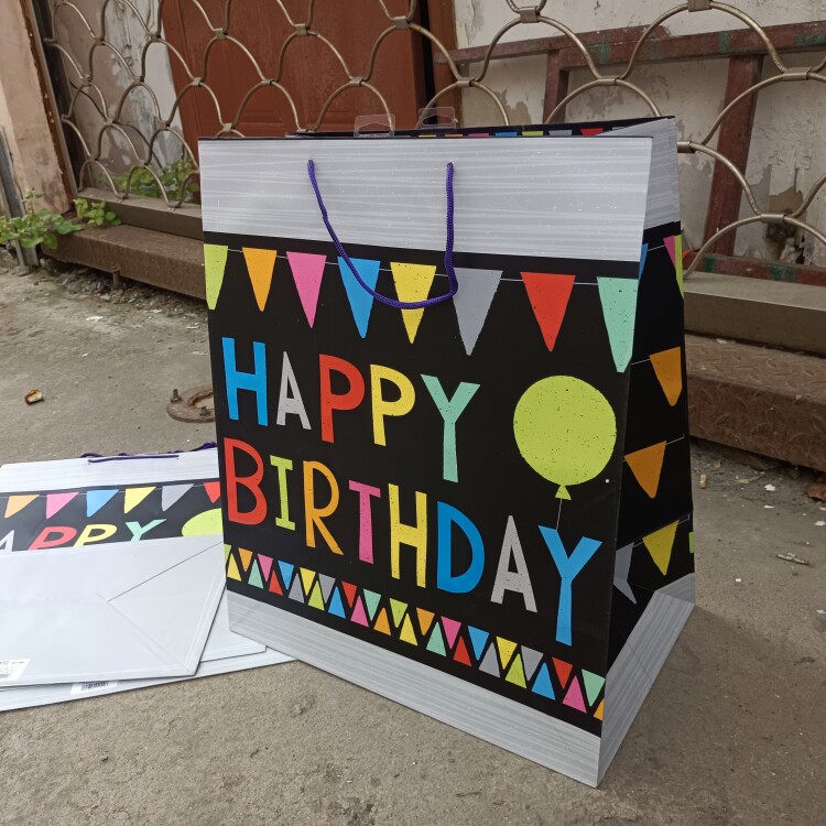 订单库存微瑕特大号加宽底生日礼物包装手提袋环保购物袋纸袋子