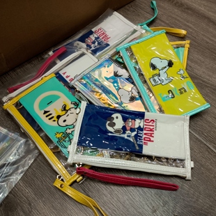 订单库存卡通多功能透明收纳袋手提袋包包小挂袋手挽袋