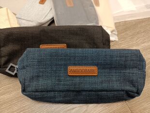 单层大容量笔袋纯色学生方形铅笔袋学生简约文具袋小物品收纳布包