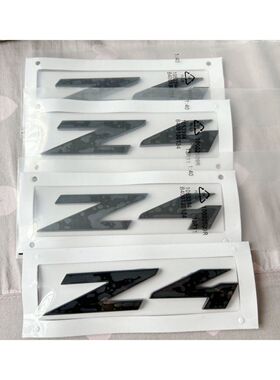适用于新款Z4后尾标运动改装字标后备箱尾门黑色字母标英文装饰贴