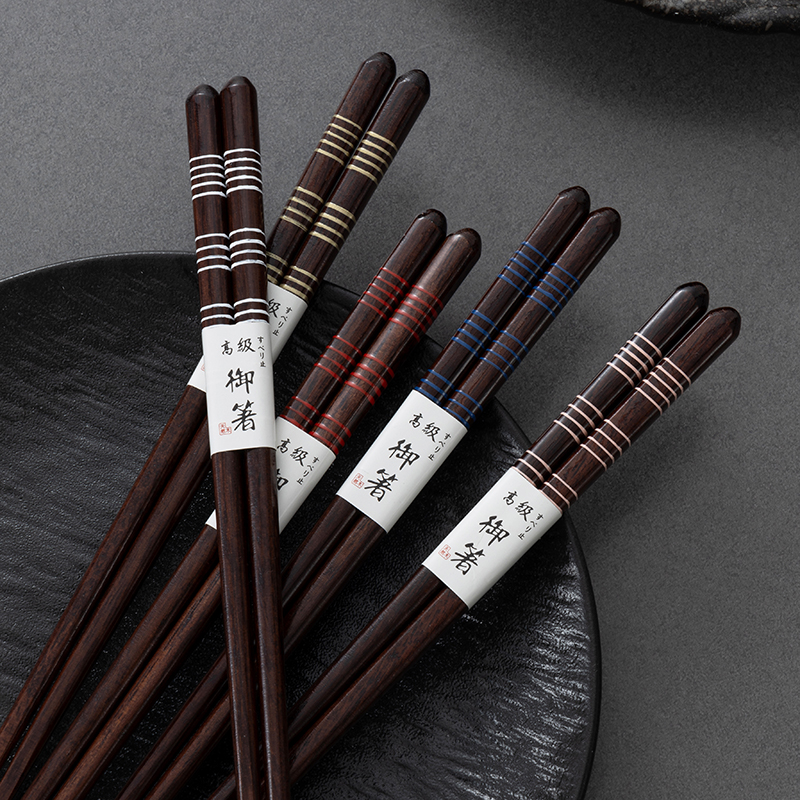 可机洗防霉防滑实木筷子