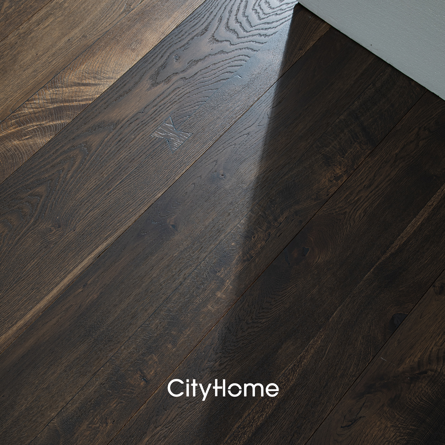 cityhome/橡木实木多层木地板环保中古法式复古地热地暖ENF级地板