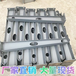 定制 满焊铁不锈钢H型钢结构挑梁雨棚钢梁牛腿支架玻璃幕墙爪件