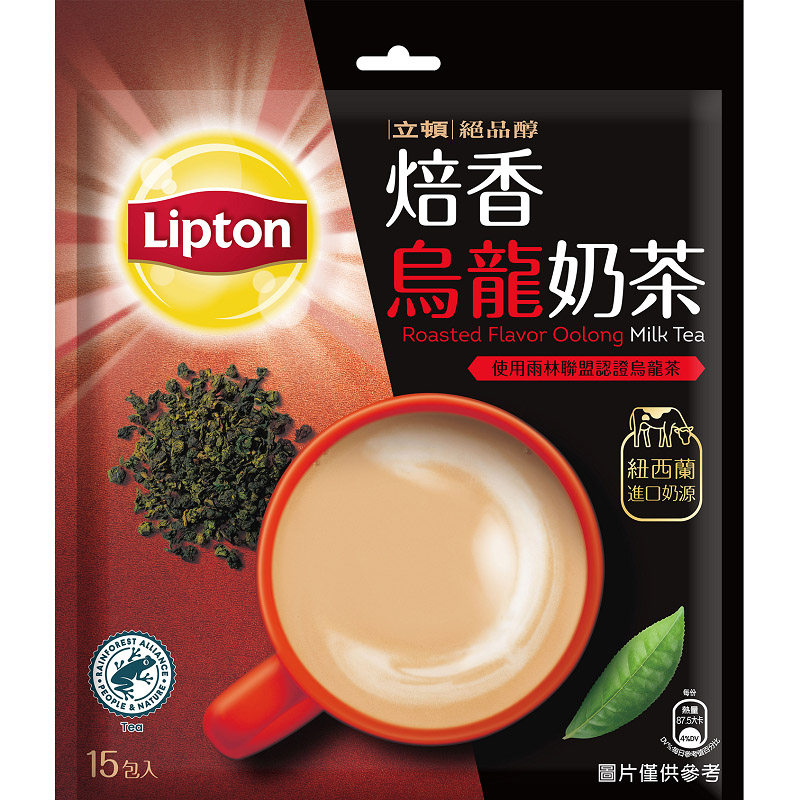 台湾进口立顿焙香乌龙奶茶 茉香袋装奶茶
