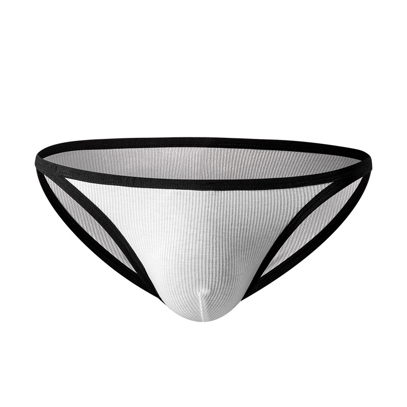 窄边螺纹吸汗舒适性感大囊袋U凸