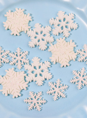 diy雪花奶油胶手机壳饰品小配件