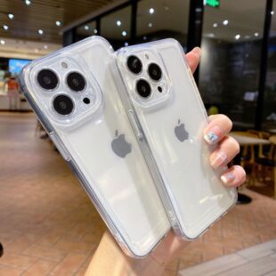 透明硅胶手机壳适用于苹果iphone 7/8/xs/11/12/13/14/15/16plus/17pro max/18pro/18promax透明材壳奶油胶