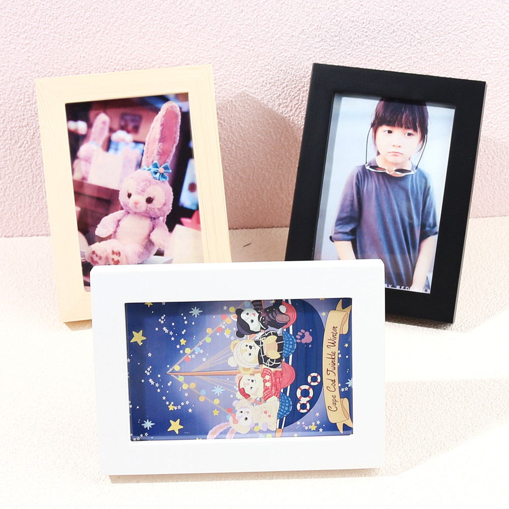 实木相框6寸奶油胶树脂饰品配件diy材料包手工自制水晶滴胶制作