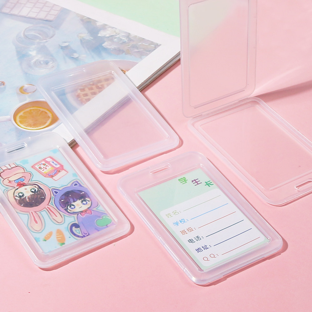 街角秘密亚克力透明校园卡保护套