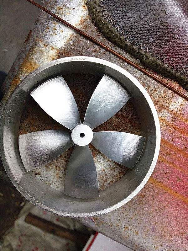 船模 船用将cnc精制5叶螺旋桨-福建渔船-导管螺旋桨导流罩 可定制