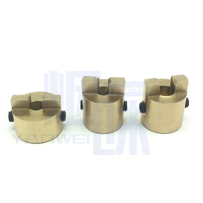 船模配件 仿真船用轴系铜制桨插 螺旋桨铜桨叉 5MM/6MM 桨卡