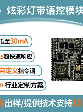 离线语音识别控制RGB炫彩变色灯