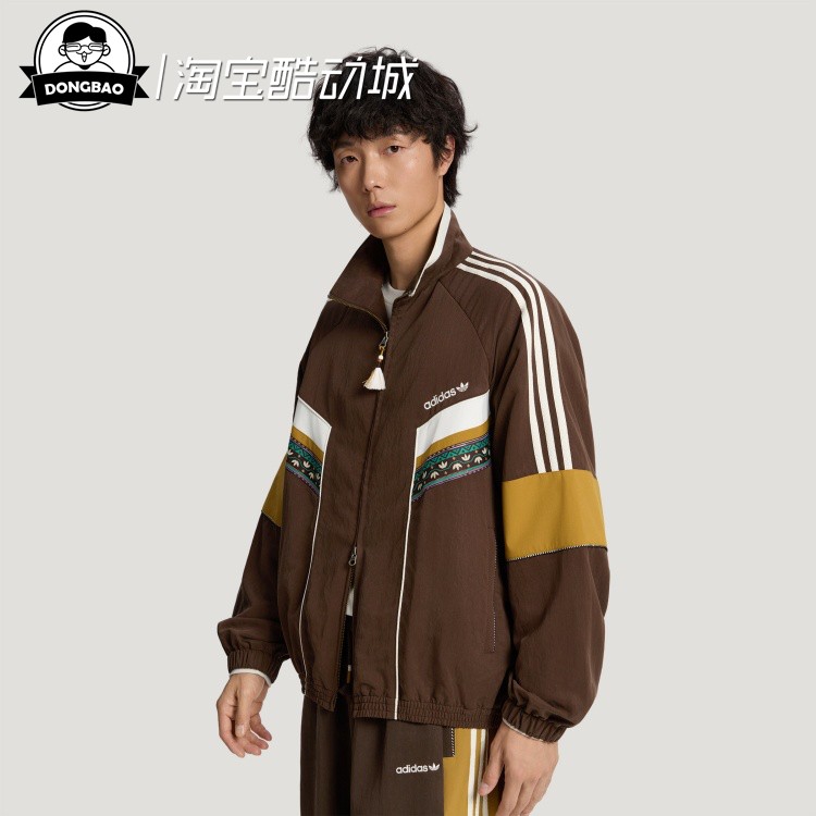复古宽松轻薄运动费尔岛夹克外套