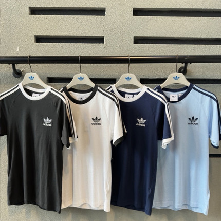 adidas三叶草Jennie同款休闲运动圆领刺绣T恤短袖IA4846/JN7018