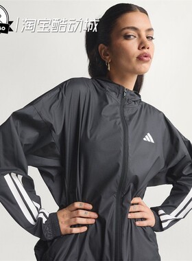 1月adidas阿迪达斯 女子拒水健身连帽外套KC7655/JX1872/KC7654