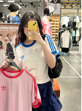 5月ADIDAS阿迪达斯CALI T-SHIRT 经典运动短袖T恤KR0291/KR0292