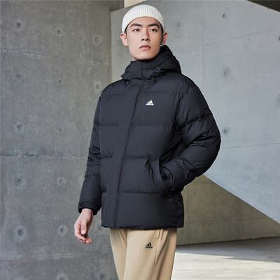 600蓬连帽羽绒服面包服