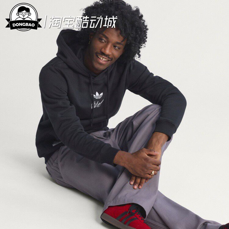 足球休闲文化运动连帽卫衣套头衫